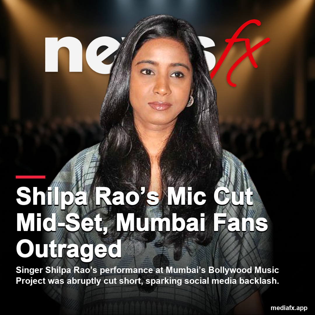 Shilpa Rao's Mic Cut Mid-Set at Mumbai Event, Sparks Outcry