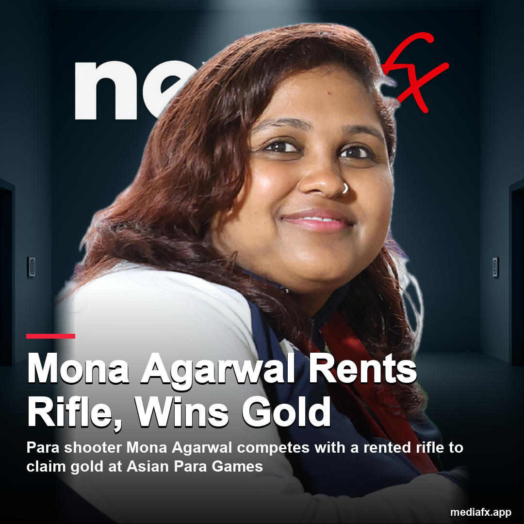 Mona Agarwal Wins Gold with Rented Rifle at Asian Para Games
