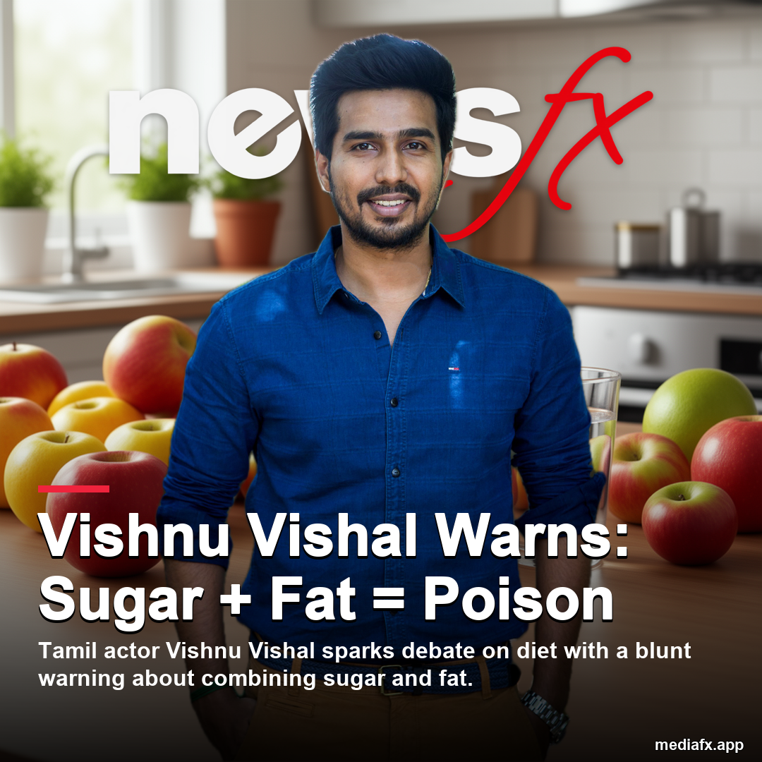 Actor Vishnu Vishal Warns Against Mixing Sugar and Fat; Expert Clarifies Nuances