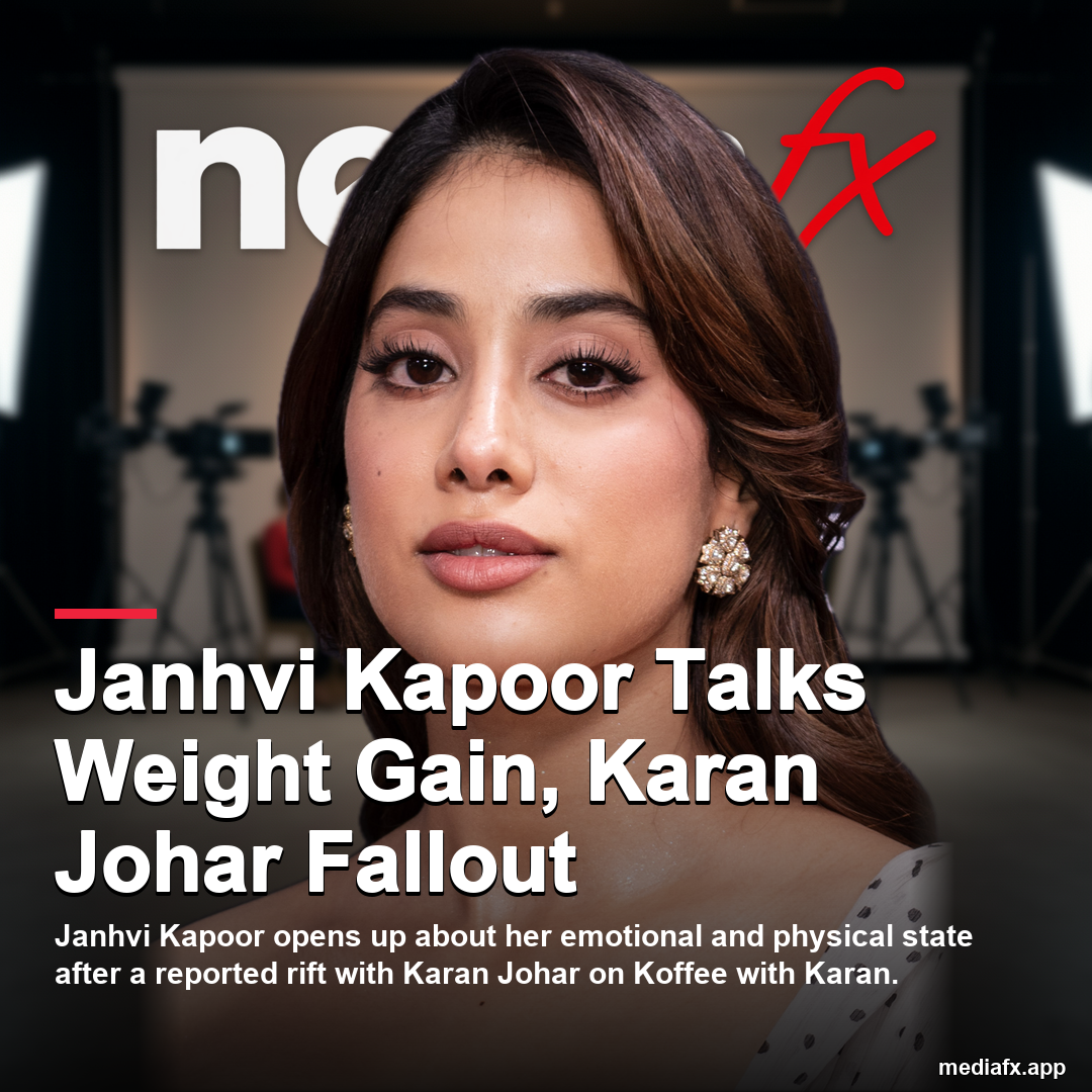 Janhvi Kapoor Claims Weight Gain After Karan Johar Stopped Talking To Her