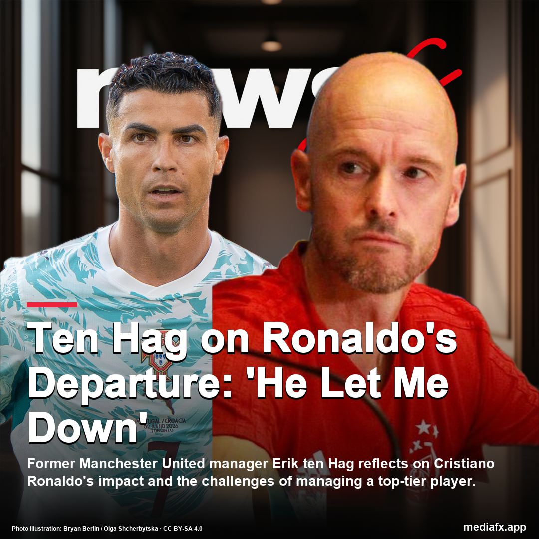 Ten Hag: Ronaldo let me down during our time at United